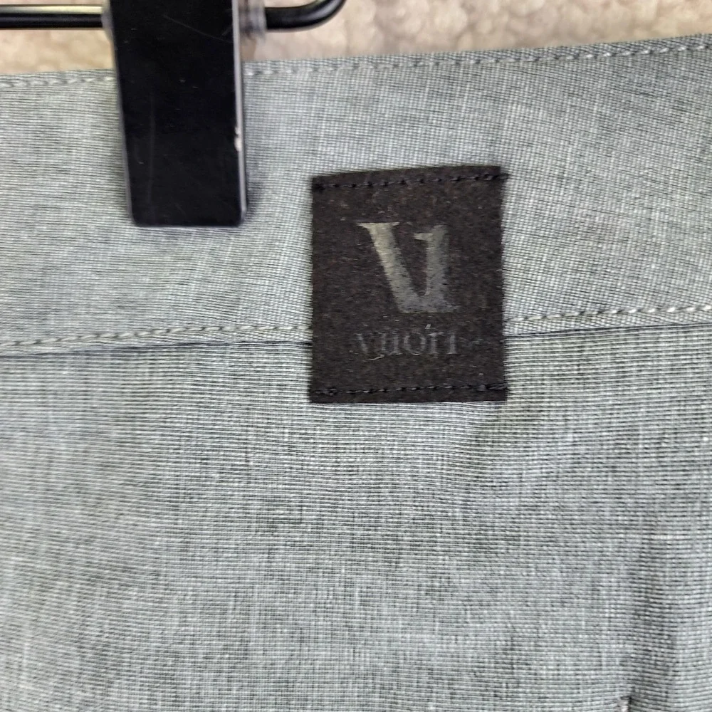 Vuori Meta Pant Mens 36 Grey Heather‎ V431 Performance Trousers Stretch Chino